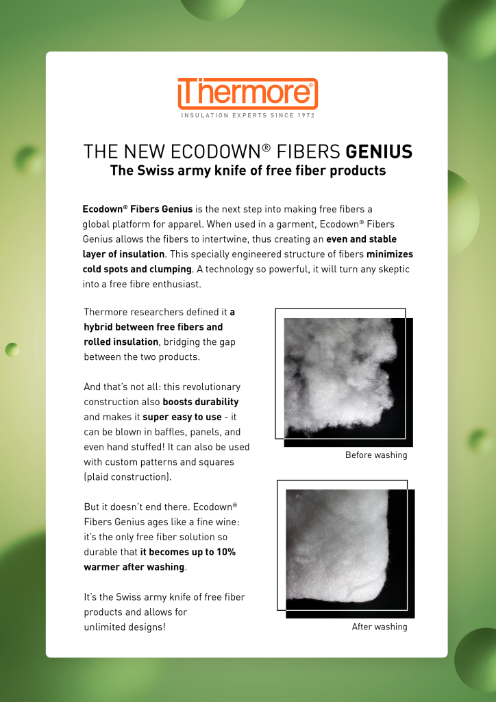 ECODOWN FIBERS GENIUS