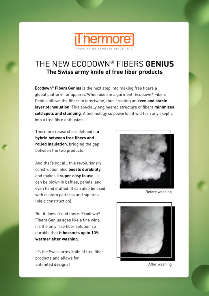 ECODOWN FIBERS GENIUS