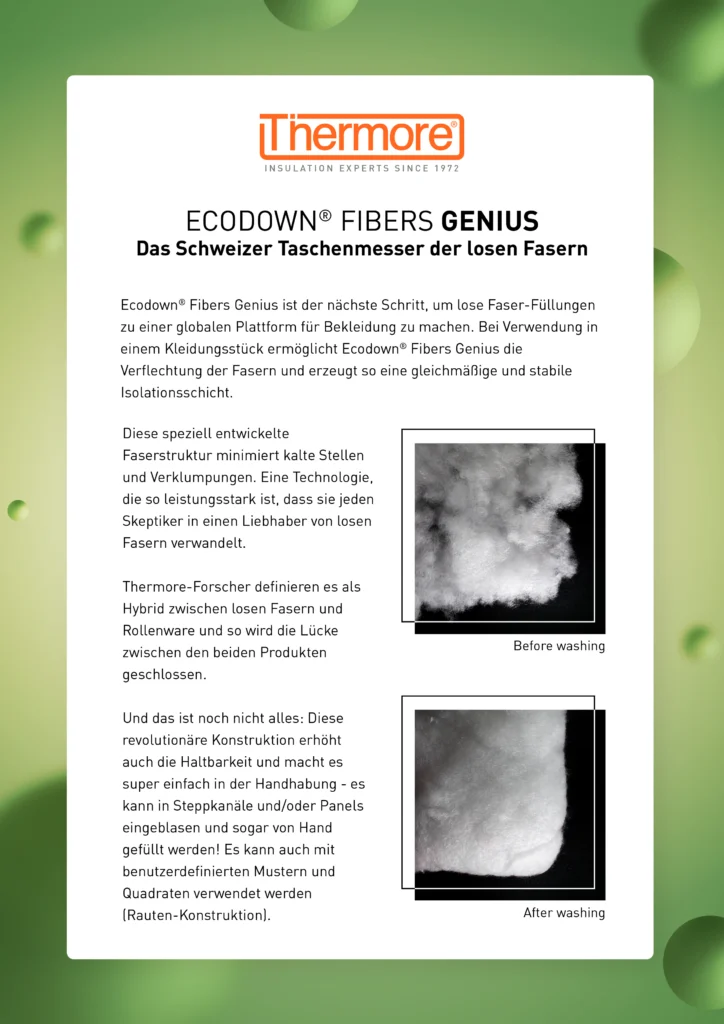ECODOWN FIBERS GENIUS