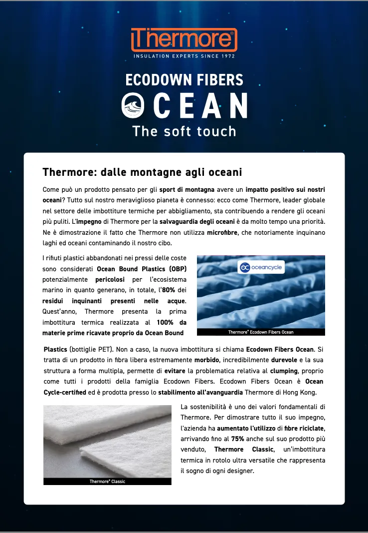 ECODOWN FIBERS OCEAN - (ITA)